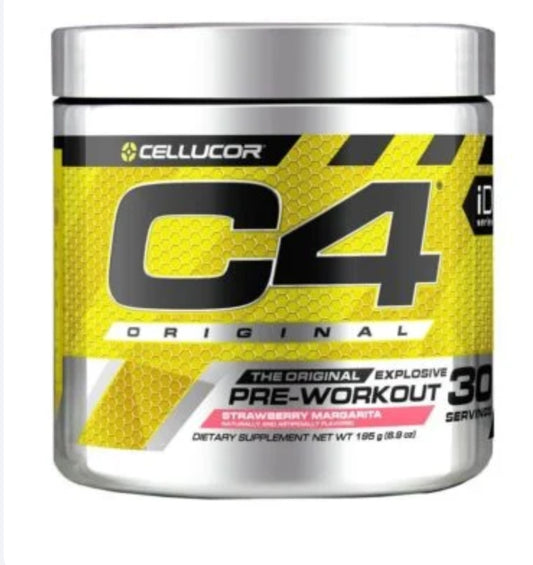 Cellucor C4 Original Pre Workout - 390.09 gm (0.86 Lb), Strawberry Margarita