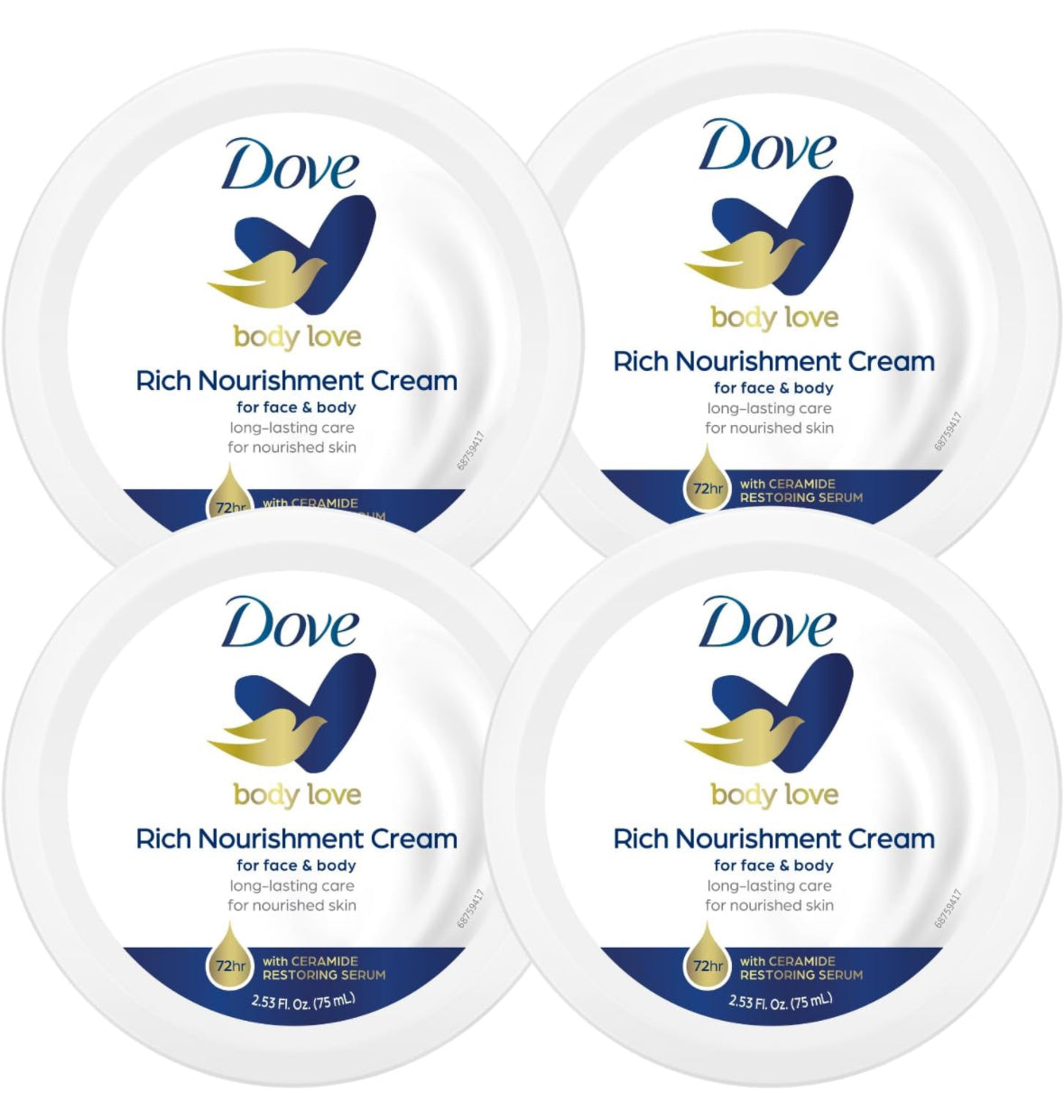Dove Nourishing Body Care Beauty Cream