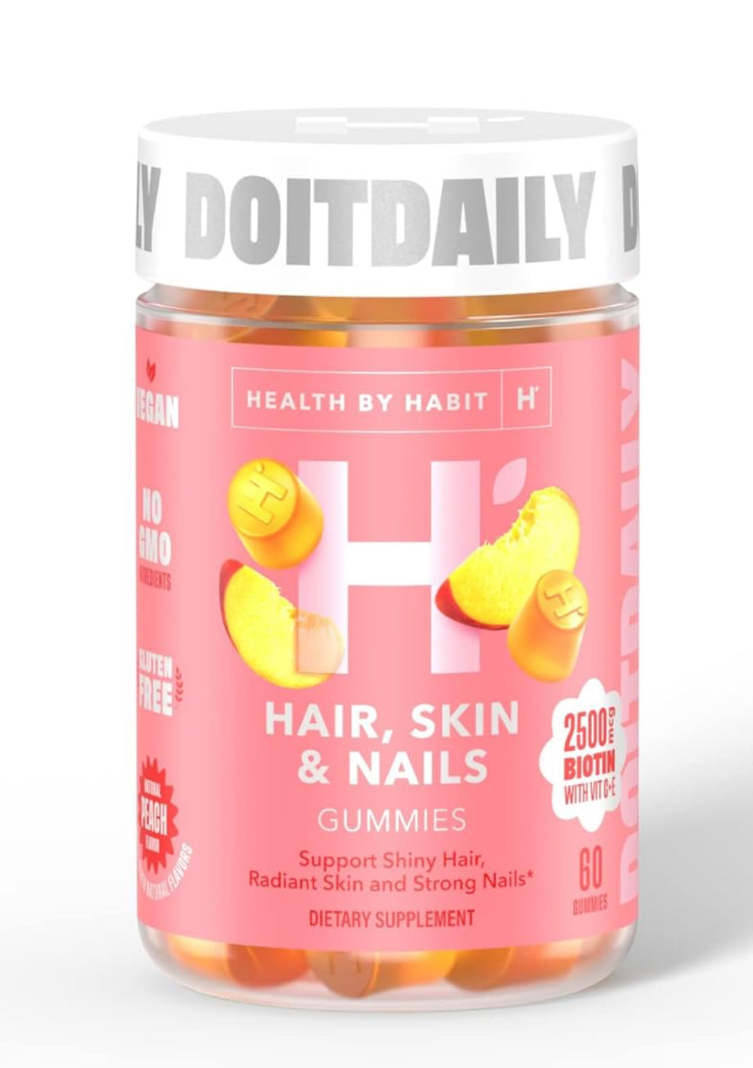 Health By Habit Suplemento para cabello, piel y uñas